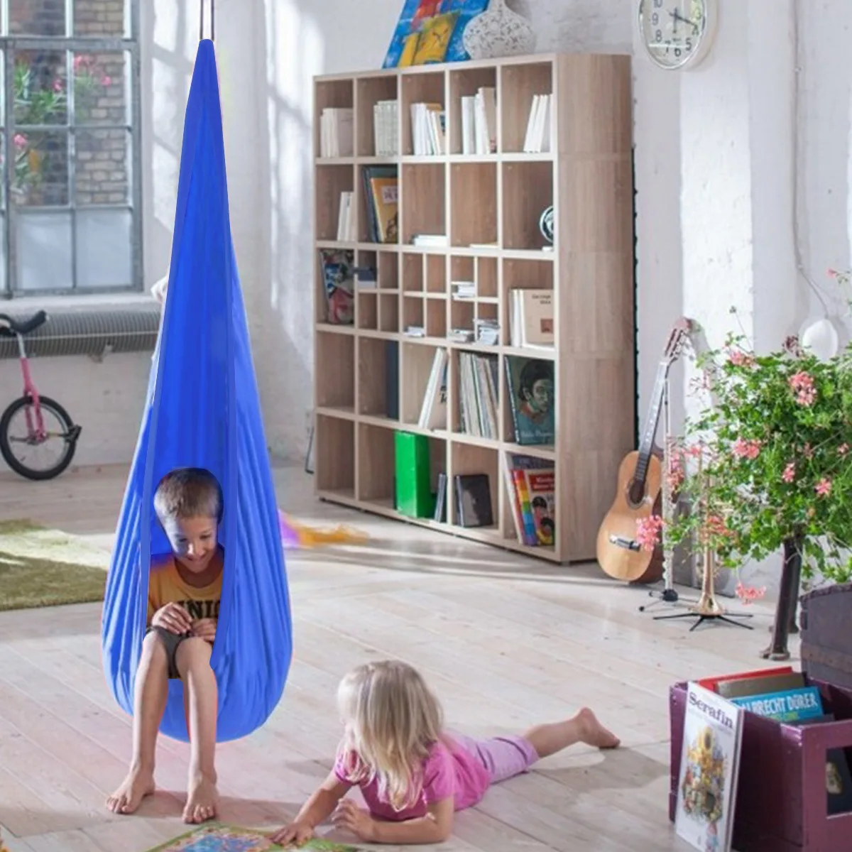 

Children's Hammock Chair Durable Swing Chair Indoor And Outdoor Hanging Chair Toys For Household Outdoor Camping