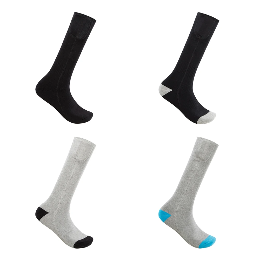 

Зимние носки с подогревом, термоноски, мужские и женские теплые носки с подогревом для ног, электрические теплые носки для езды на велосипед...