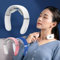 smart electric neck and shoulder massager low frequency magnetic therapy pulse pain relief tool health care relaxation