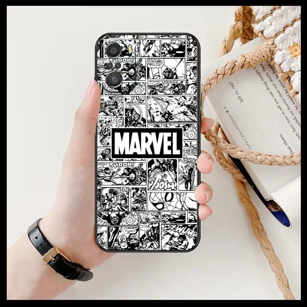 marvel comics phone case for xiaomi redmi 11 lite 9c 8a 7a pro 10t 5g cover mi 10 ultra poco m3 x3 nfc 8 se cover free global shipping