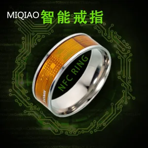 Miqiao new NFC multi function smart ring finger smart wearable finger
digital ring connected to Android mobile device ring