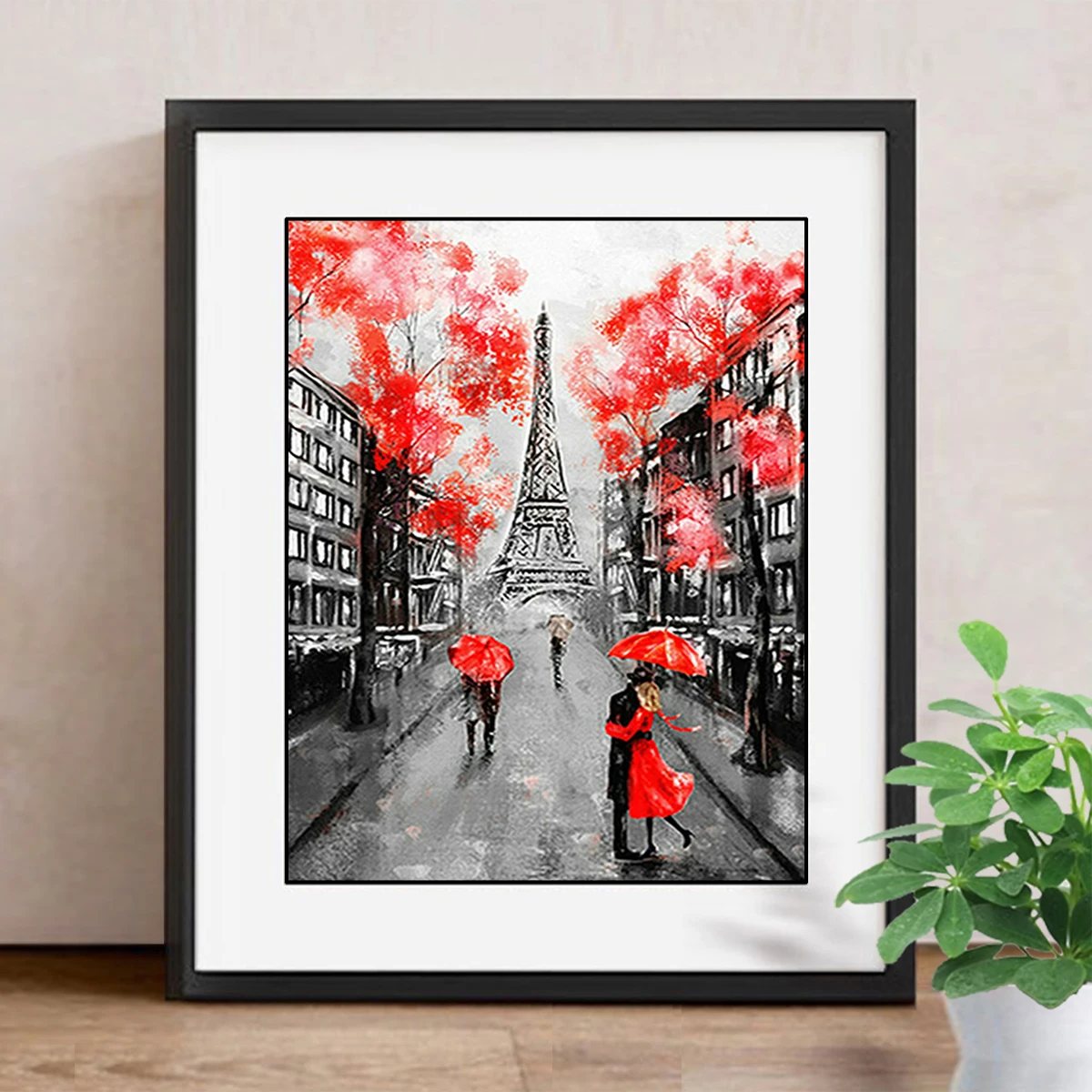 Алмазная вышивка крестиком на рисунке с оригинальными рисунками &quotПарижская