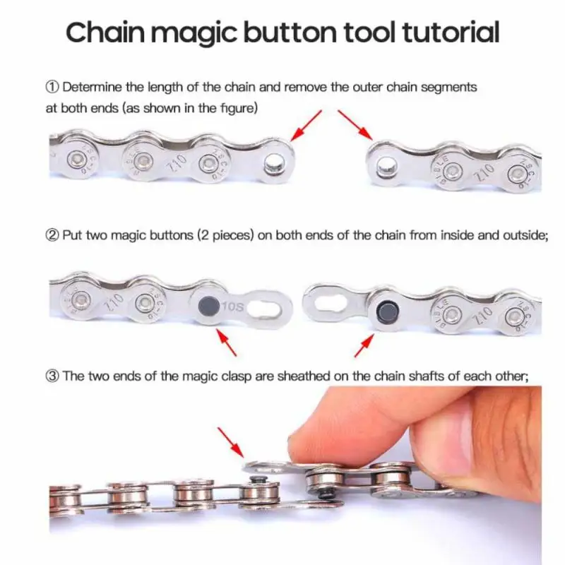 

RISK Chain Disassembly Tool Bicycle Chain Quick Release Buckle Magic Buckle Disassembly Installation Wrench Tool