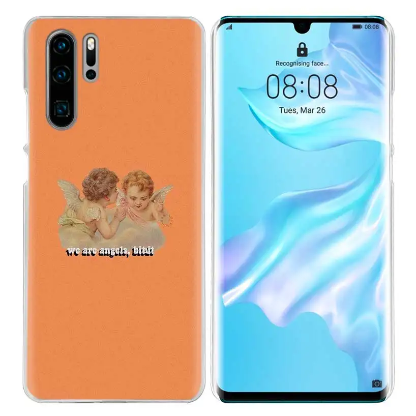 06 Чехол с рисунком ангела Купидона для huawei P20 P30 P Smart Nova 4 3i P10 P9 P8 mate 10 20 lite Pro Mini жесткий чехол для телефона из поликарбоната - Цвет: 06