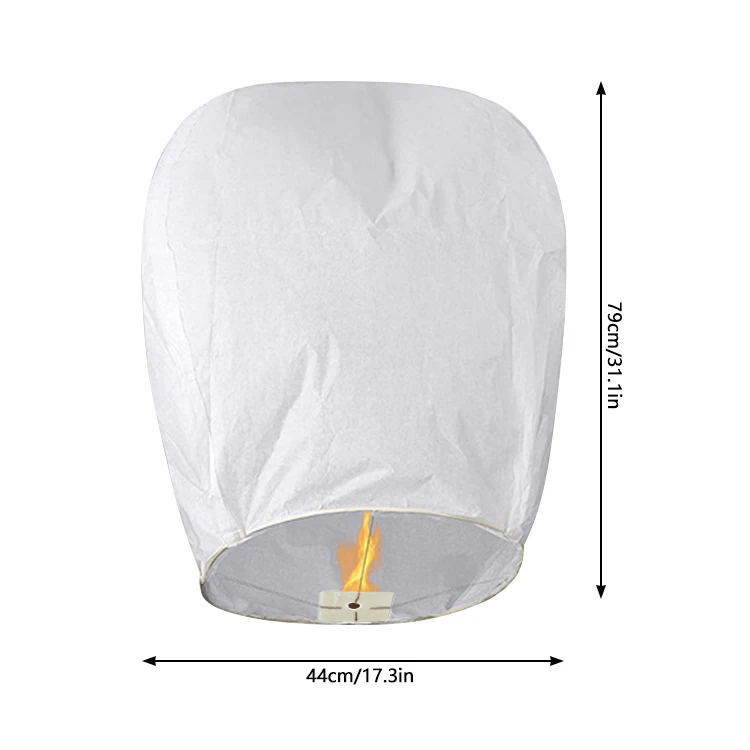 

5 Pcs DIY Chinese Sky Paper Flying Wishing Lantern Flying Wishing Lanterns Fly Lamps Christmas Wedding Birthday Party Decoration