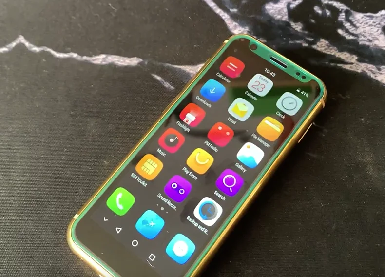 Anica K-TOUCH I9s 3g+ 32G маленький мини двойной 4G Ультра тонкий 3,5 экран Face ID dual SIM двойной режим ожидания Android 6,0