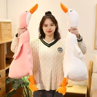 70 120cm big white goose peluches grandes animal plush stuffed toys pillow sofa cushion room decoration holiday girlfriend gifts