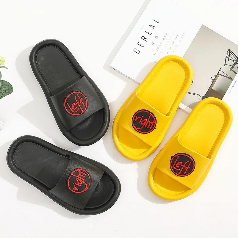 Мужские шлепанцы Летние пляжные сланцы Простые женские модные Нескользящие