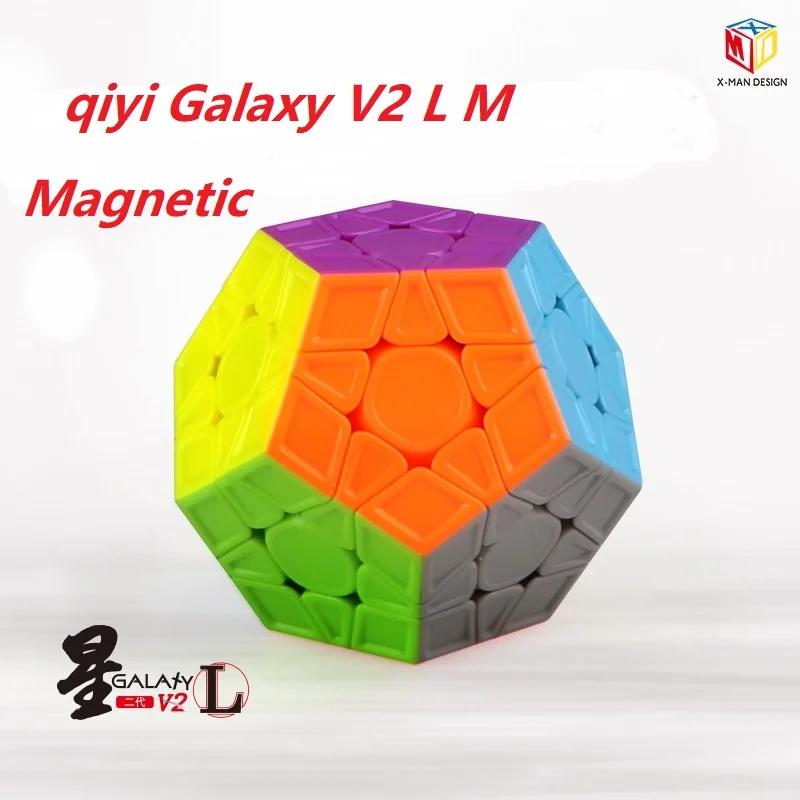 

Qiyi XMD Mofangge X-Man Galaxy V2 L M Magnetic Magic Cube LM Speed Puzzle Toy Professional 12 Sides Dodecahedron Cubo Magico 3x3