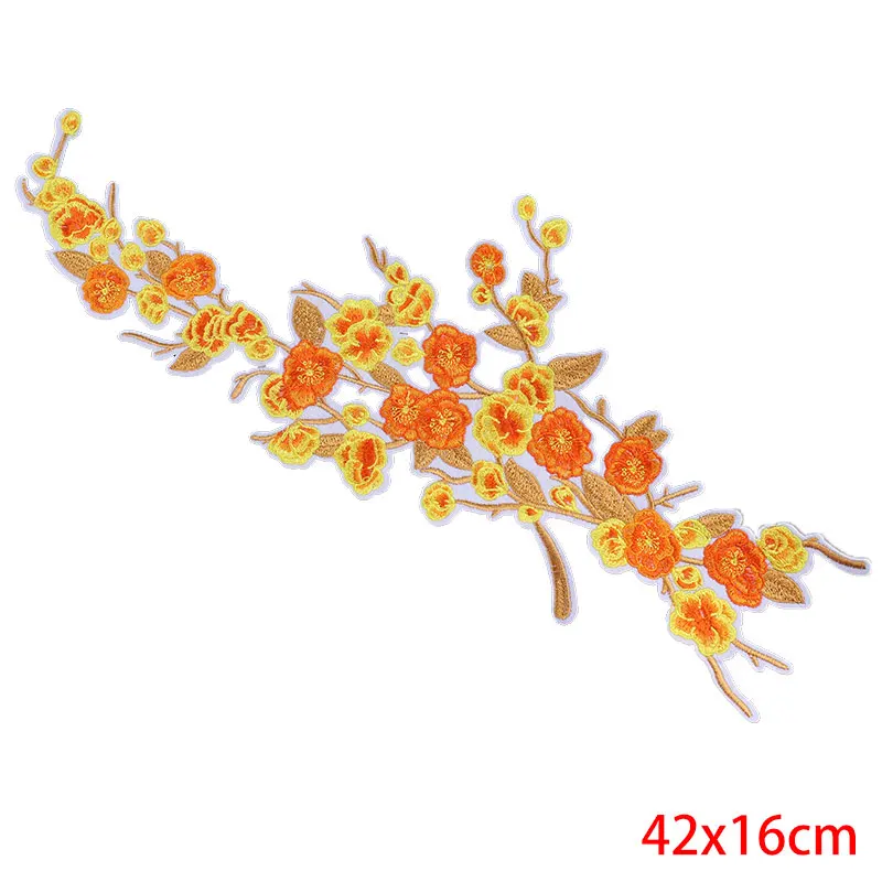 Цветы патчи для шитья одежды нашивки вышивки цветов сделай сам розы ремесла