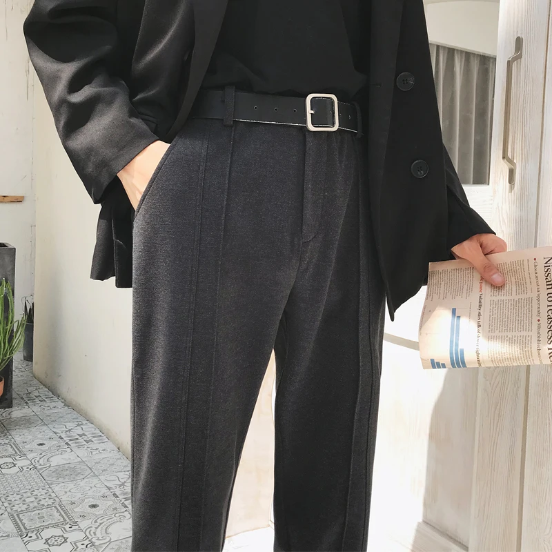 Мужские Винтажные модные уличные брюки в стиле хип-хоп толстые шаровары мужские