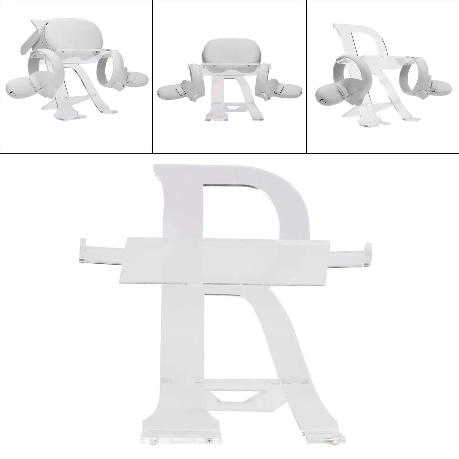 

Держатель для гарнитуры виртуальной реальности, белый акриловый держатель для хранения аксессуаров, монтажная Защитная подставка виртуал...