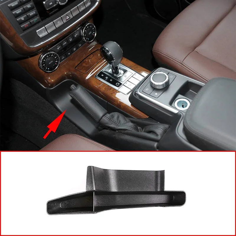 Дешево Автомобильный Центральный ящик для хранения с ручным тормозом, подлокотники, органайзер, лоток для Mercedes Benz G Class W463 2004-2011