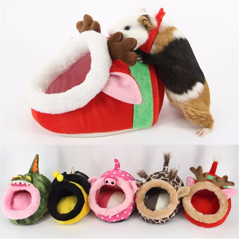 Размер S L жираф свинья лося маленький домик для домашних животных мягкий флис