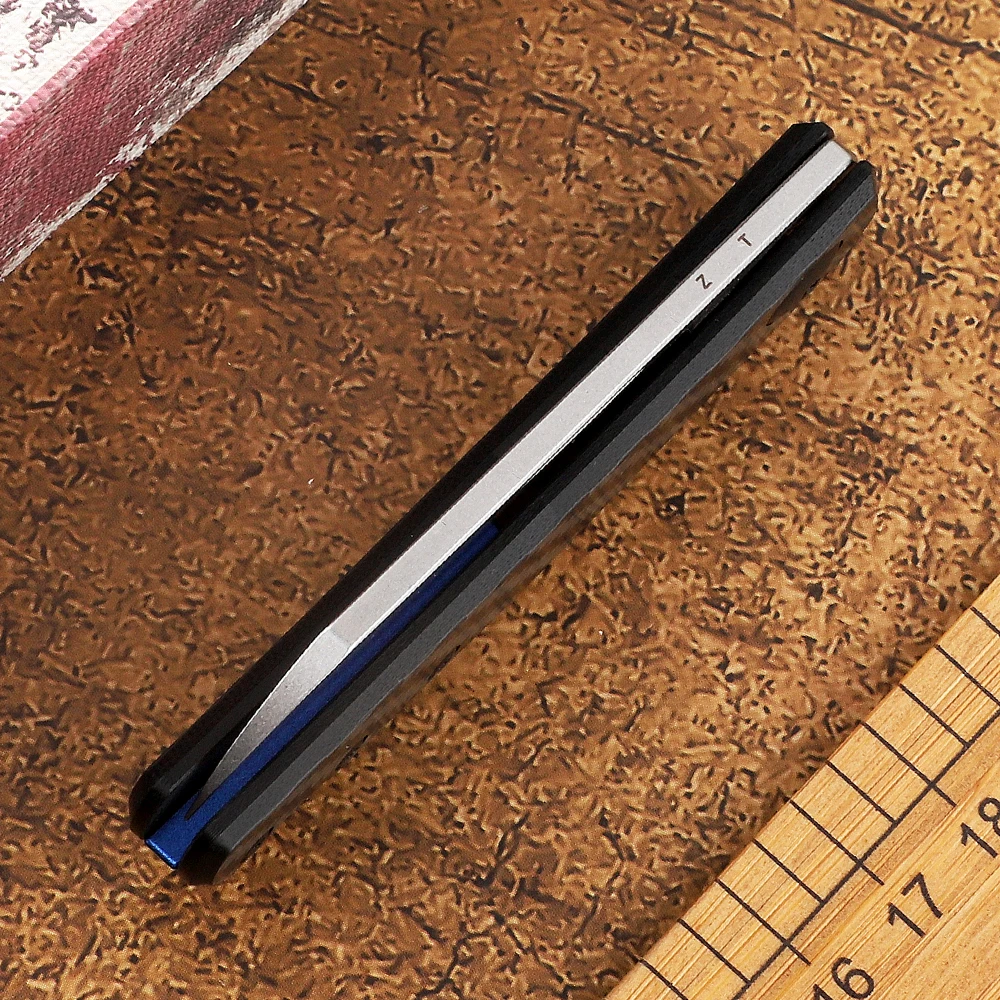 Складной нож ZT 0230 карманный складной из углеродного волокна с ручкой Mark 20CV для