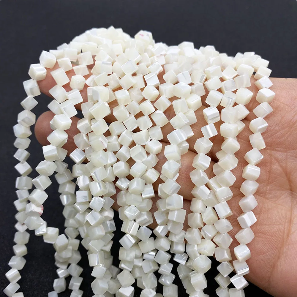 

Natural Square Shape Shell Spacer Beads Irregular Shape Color Shell Beads for DIY Bracelet Jewelry Making Accessories Jewellery