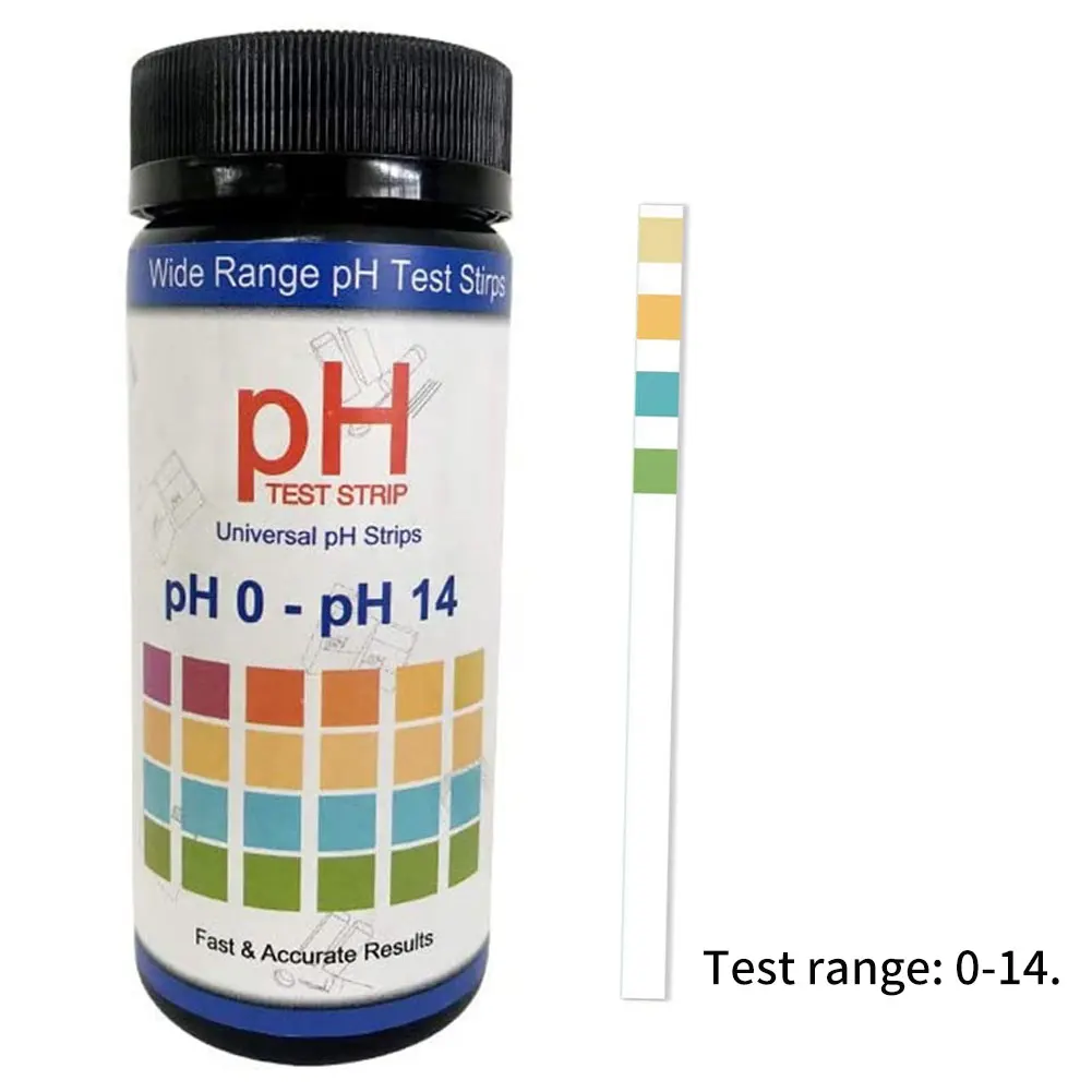 

100PCS Soil Acidity Test Strips Soil 0-14 PH Professional Litmus Paper Measuring Test Paper Kit For Garden Lawn Farm Plants Home
