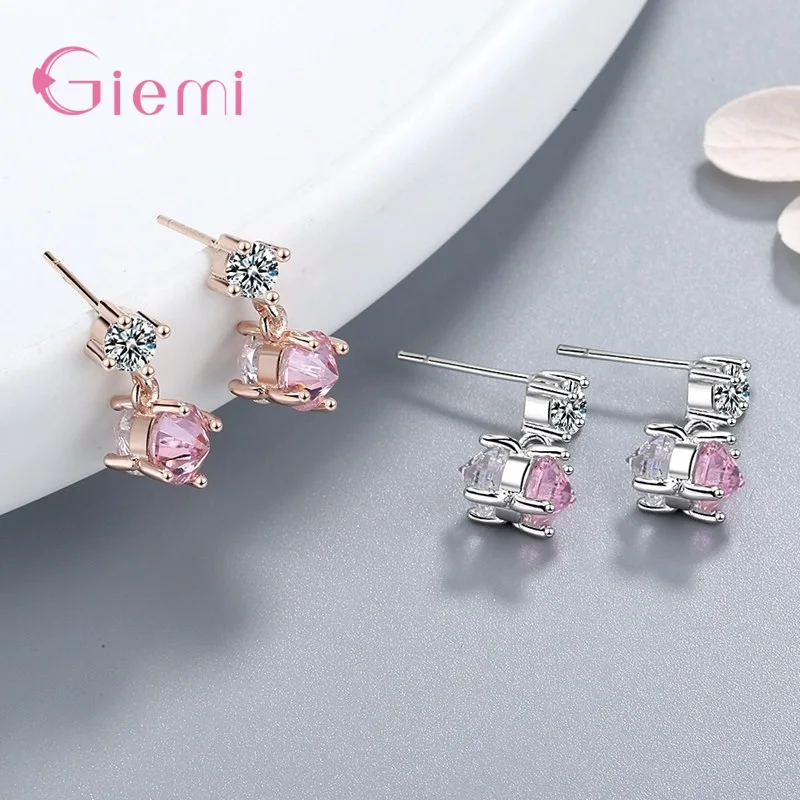 

Женские серьги-гвоздики из серебра 925 пробы