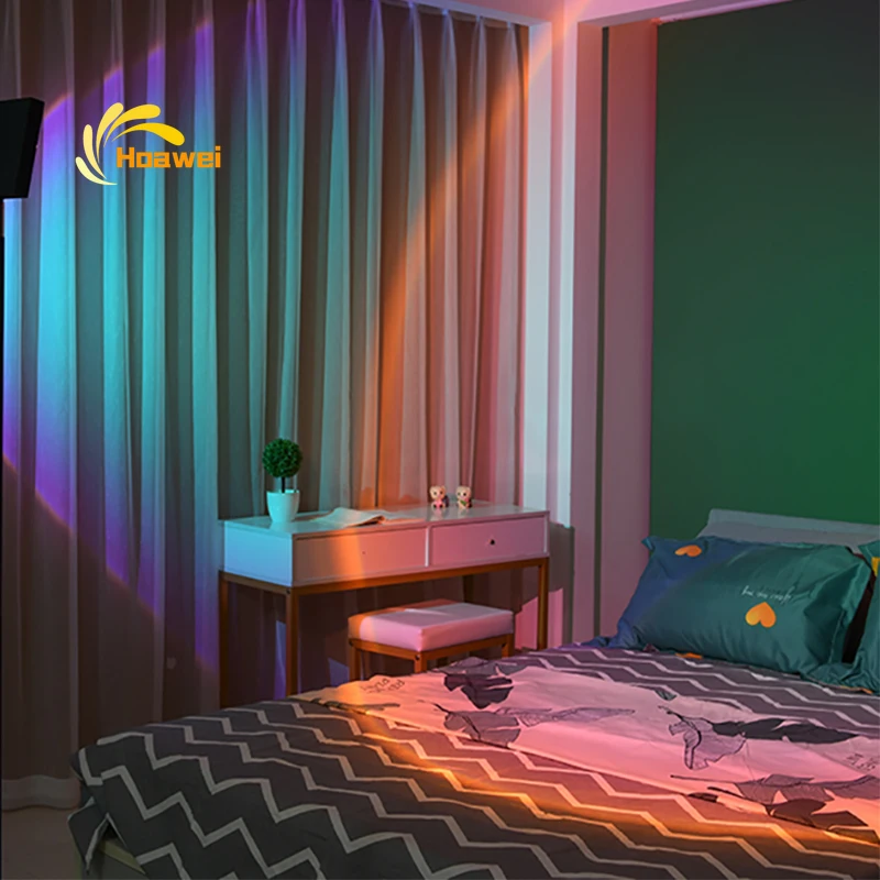 

Nordic LED Floor Llights Indoor Lighting Decoration Projection Sunset Lamps Modern Living Room Bedroom Atmosphere Standing Lamp