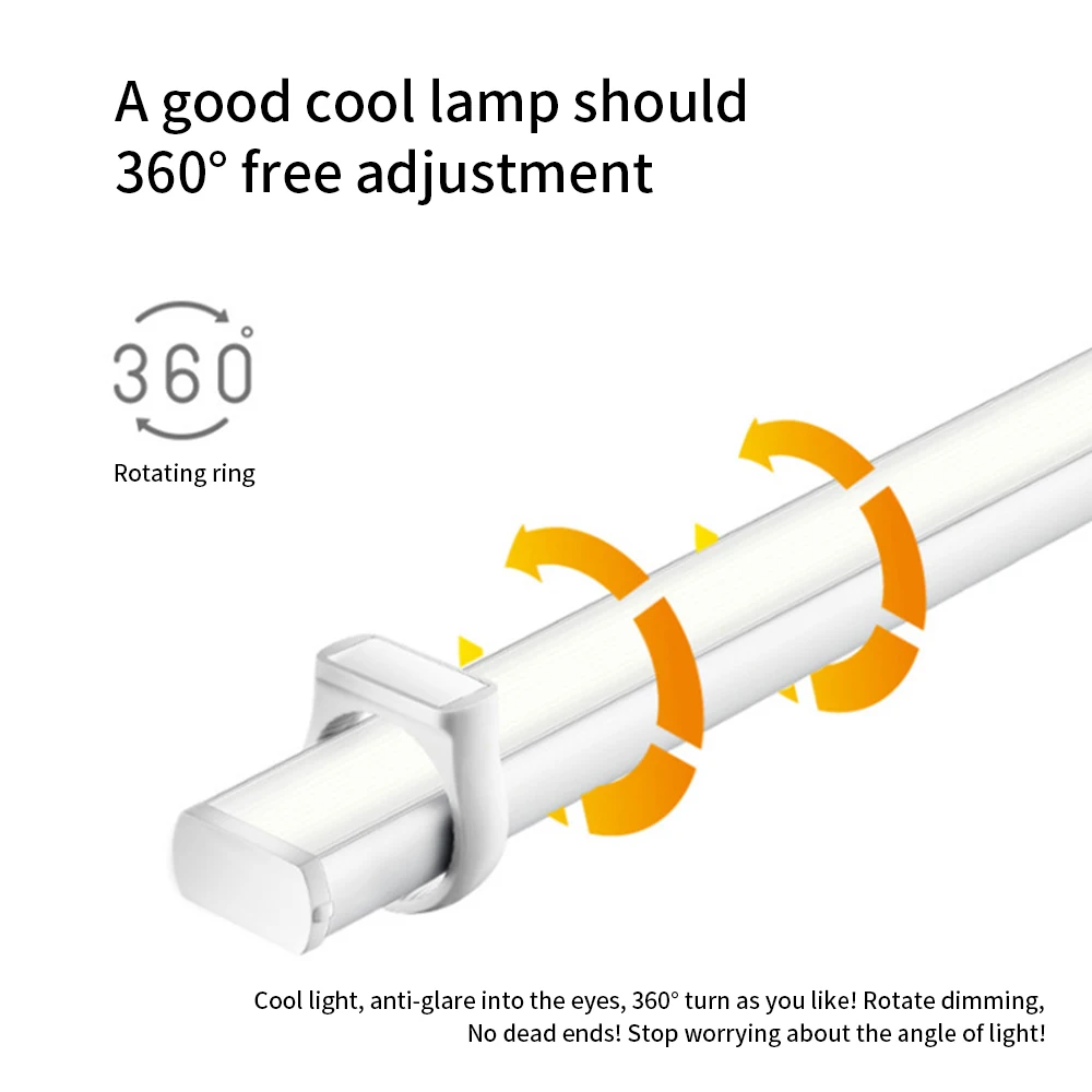 

Rechargeable Bedside Lamp Backlight Magnetic LED Lights Bedroom Desk Night Light Stairway Porch Battery Power 40LED Portable