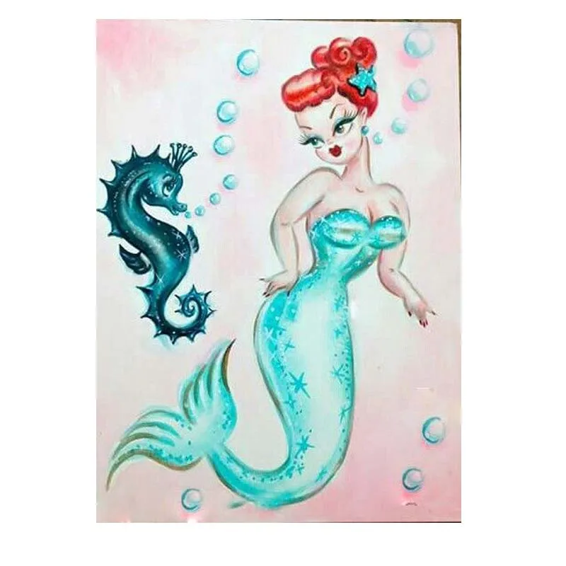2020 Новинка Русалка Вырубные штампы для скрапбукинга Скрапбукинг металлические