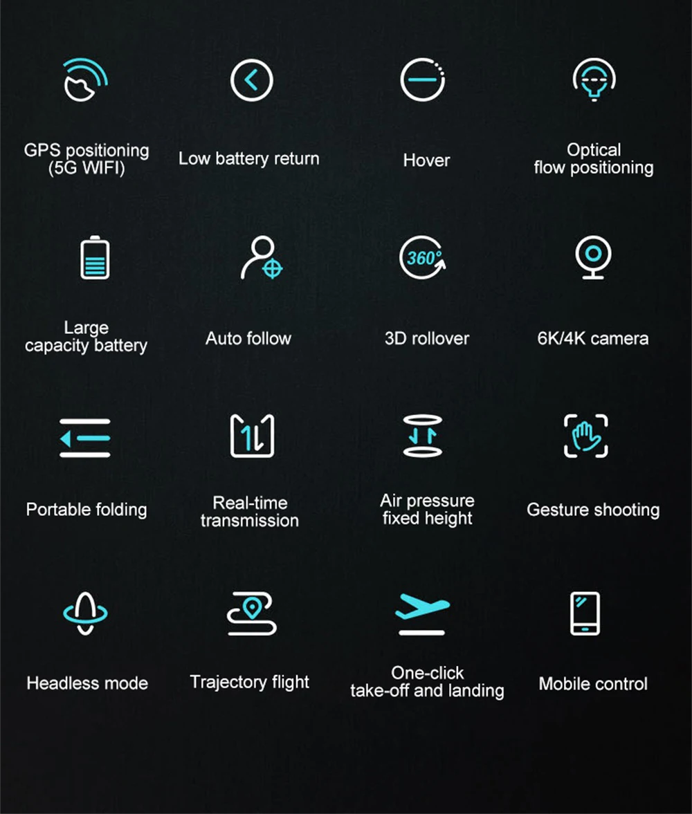 

2021 New RX8 Drone 4K 6K HD Photographing Camera FPV GPS RC Quadcopter Toy Foldable Rc Helicopters Child Toys For Aldult Dron