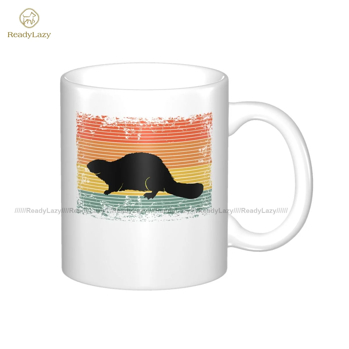 

Beaver Mug Wholesale Vintage Mug Ceramic Office Cups