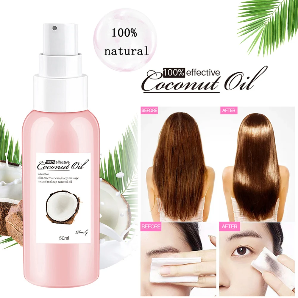 

Coconut Oil Makeup Remover Beauty Skin Care Soothing Body Massage Natural Skin Nutrients Deeply Nourishes The Skin And Hair