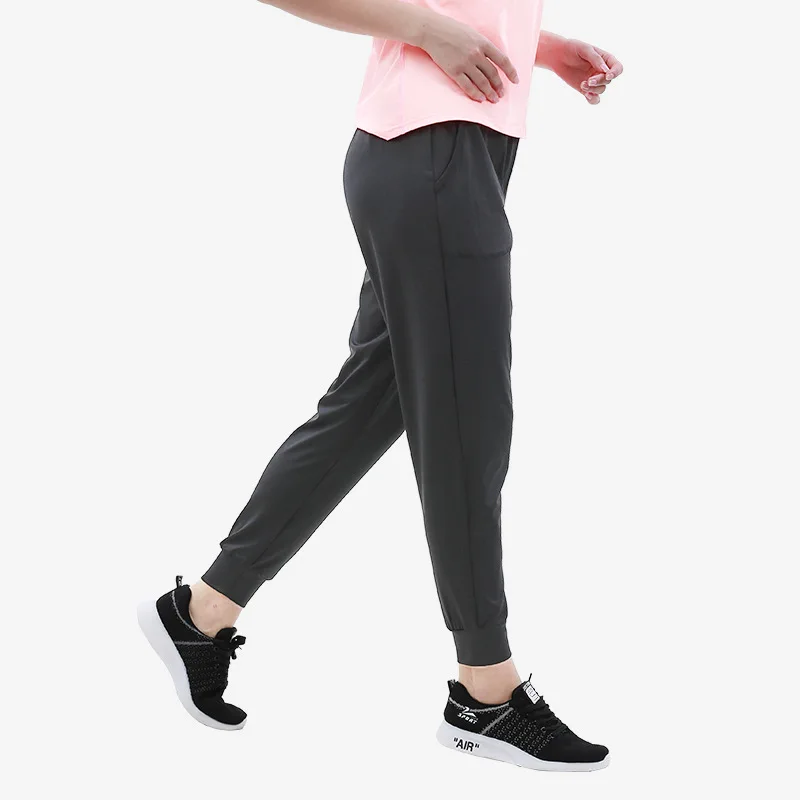 Женские штаны для бега длиной до щиколотки дышащие спандекс свободные занятий