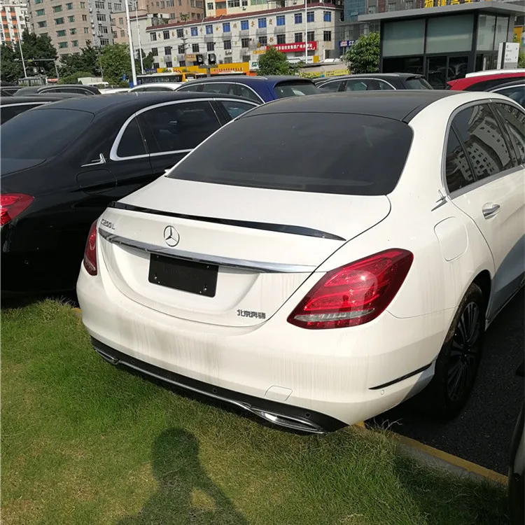 Спойлер для Mercedes Benz W205 2016-2018 C180 C200L C63 спойлер высокого качества из углеродного