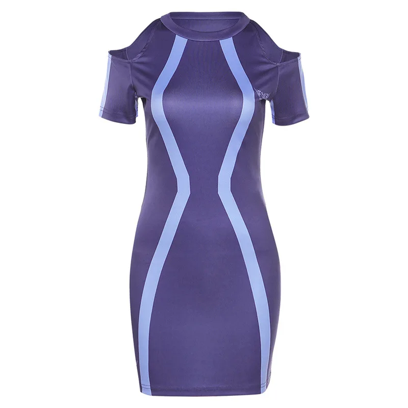 

Fashion Off Shoulder Bodycon Dress Women Short Sleeve High Waist Mini Dresses Ladies Party Club Dress