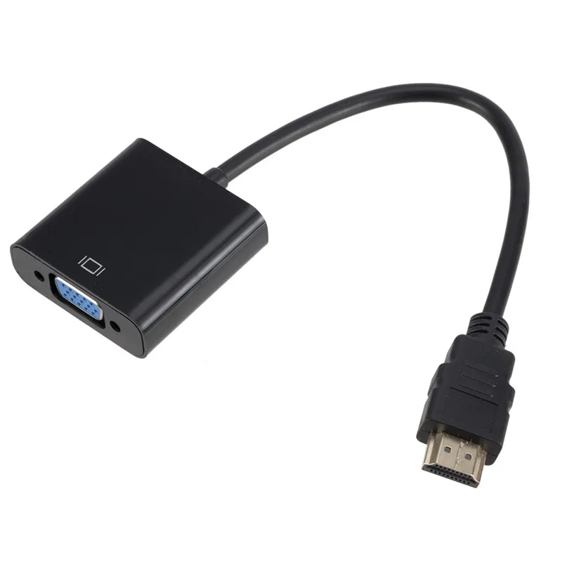 HDMI Male To VGA Female Converter to Cable Digital Analog HD 1080P For PC Laptop Tablet TO Adapter | Электроника
