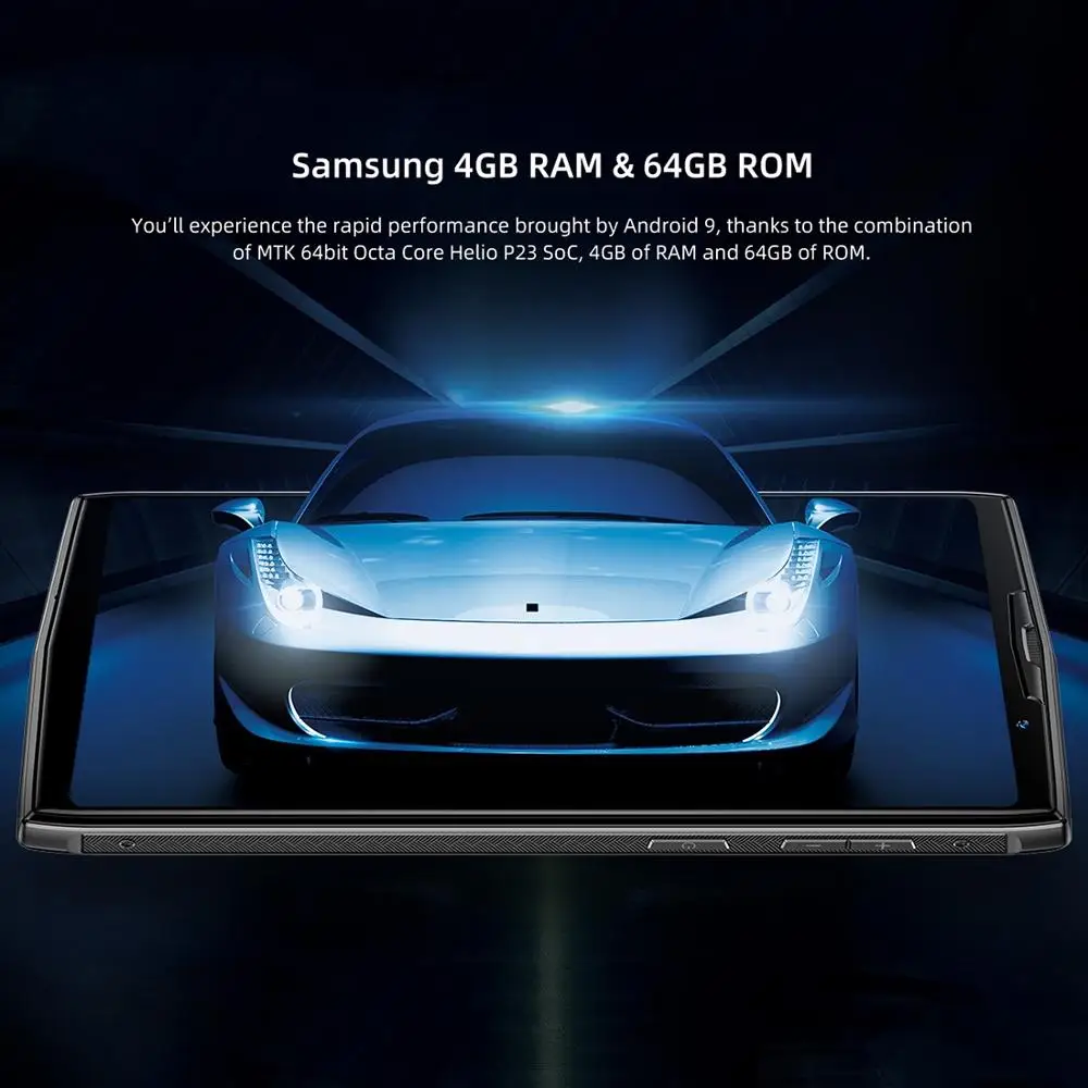 DOOGEE N100 мобильный телефон Android 9 0 MTK6763 Helio P23 Восьмиядерный 4 Гб ОЗУ 64 ПЗУ 5 99 &quotFHD +