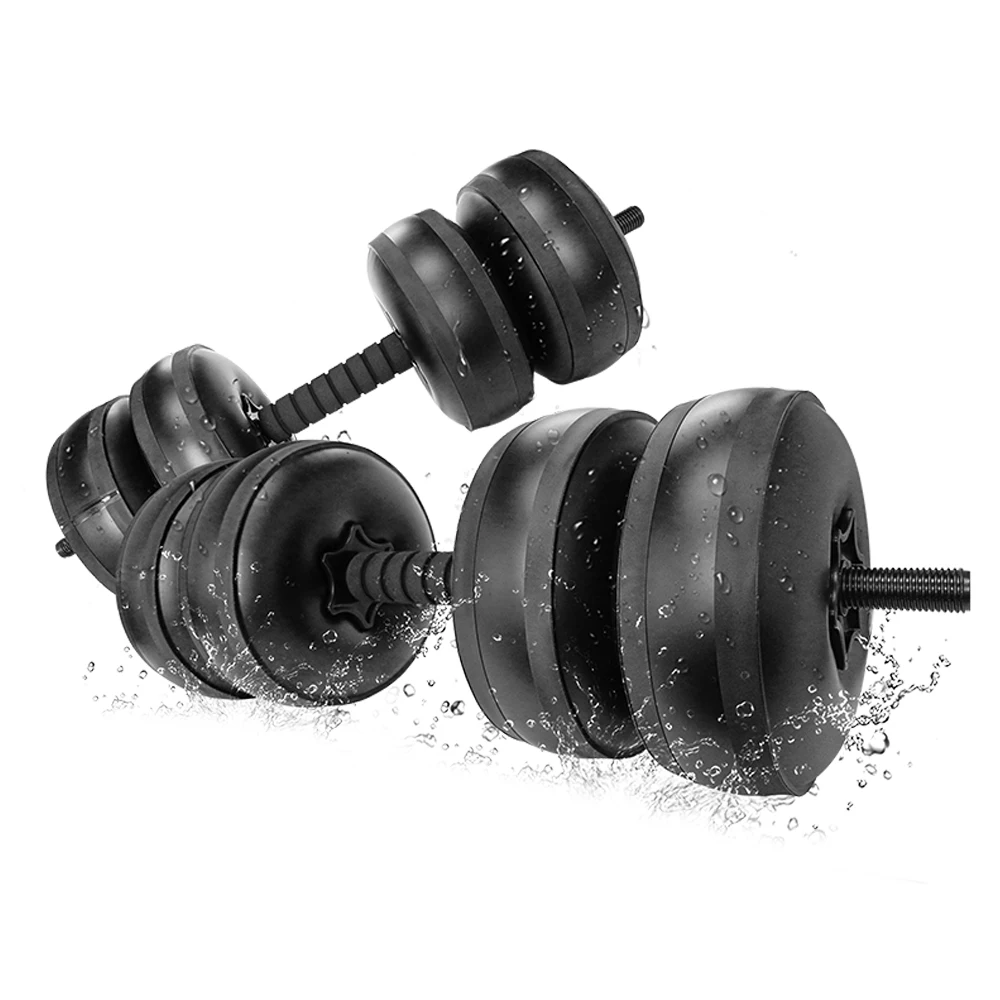 

Travel Weights Water Filled Dumbbells Set Adjustable Free Water Dumbbells Exercise Fitness Weightlifting Training