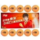 Мячи для настольного тенниса DHS 2018, пластиковые, 3-звездочные, D40 + (оранжевые)