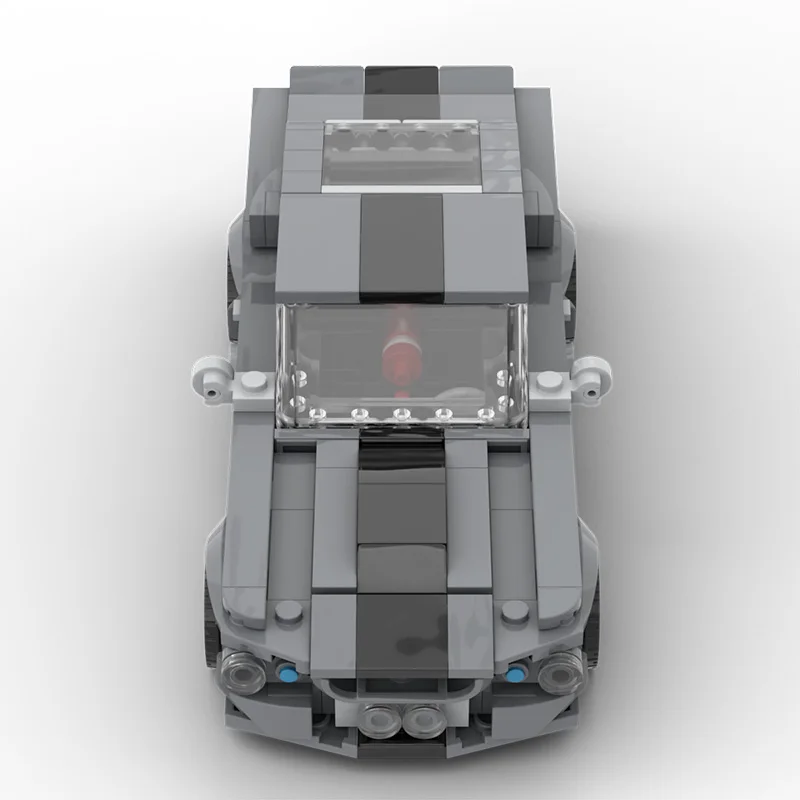 Техническая скорость Buildmoc 60 секунд супер гоночный строительный блок Mustangs модель
