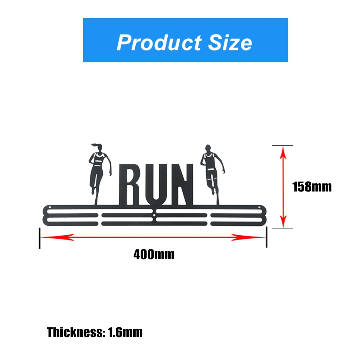 12 стилей медаль Вешалка держатель медали дисплей стойка из нержавеющей стали Бег
