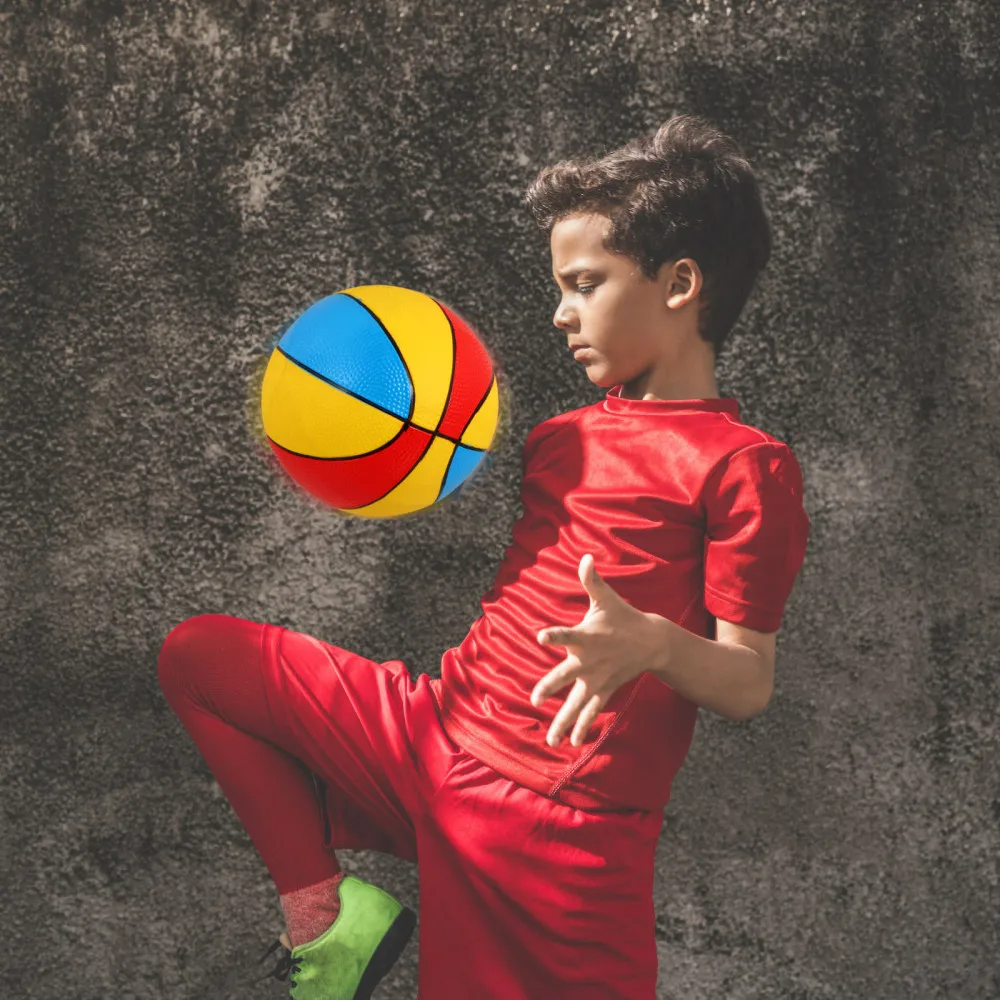 

1pc Baby PVC Basketball Kids Colorful Basketball Children Toys