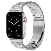 for apple watch 45 42 44 41 40 38mm stainless steel metal strap for apple watch se 7 6 5 4 classic stainless steel strap unisex