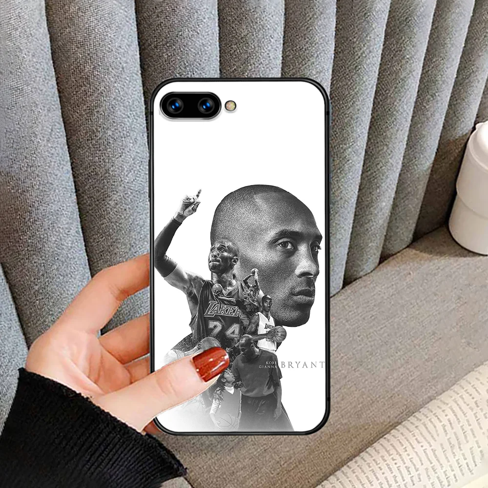 

24 Basketball Kobe Bryant Phone Case For HUAWEI honor nova 5 7 8 9 10 20 30 A C T I X Lite Pro black coque soft cell cover