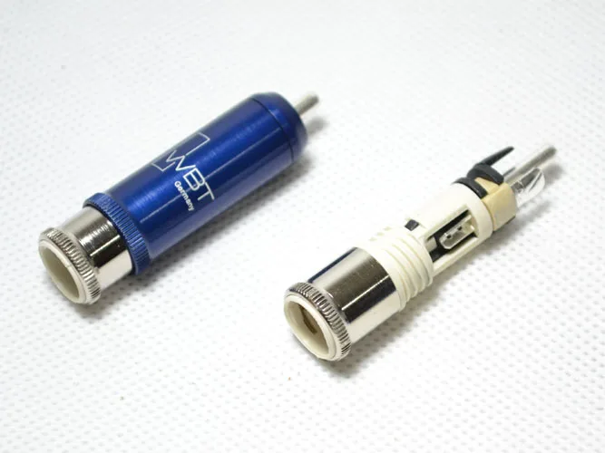 4 шт. 9 мм Hi end HIFI Audio 0110 Ag RCA разъем для самостоятельной сборки кабель проводной
