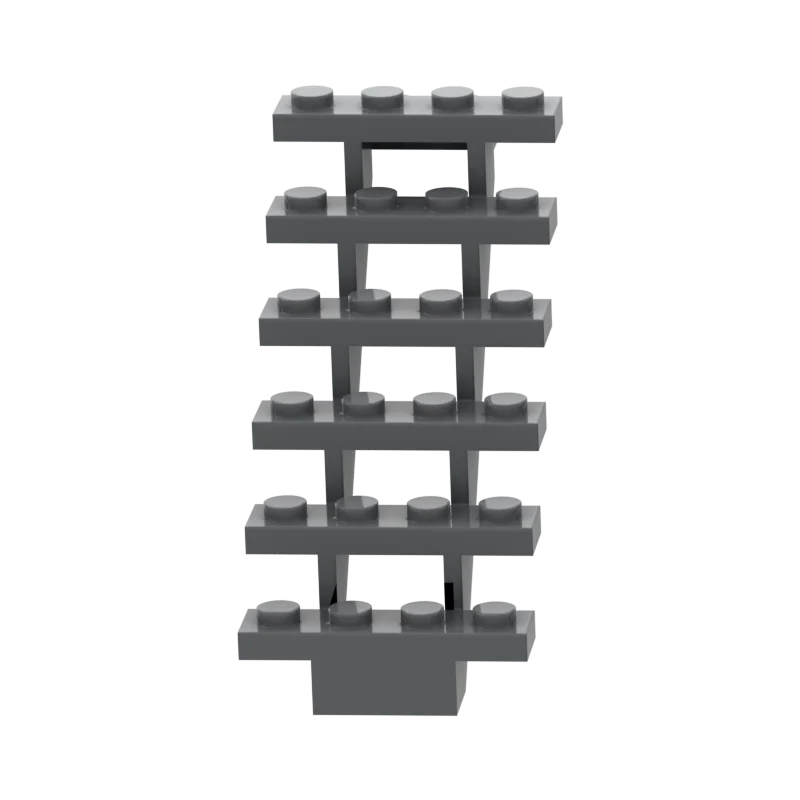 

2PCS Dark Gray Stair Building Blocks Compatible Major Brand Kids Toys 30134 Early LearningMOC Education Gifts