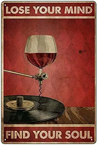 

Металлическая жестяная ретро-Вывеска «потерять свой мозг и найти душу», металлическая жестяная вывеска для украшения стен/бара, ресторана, ...