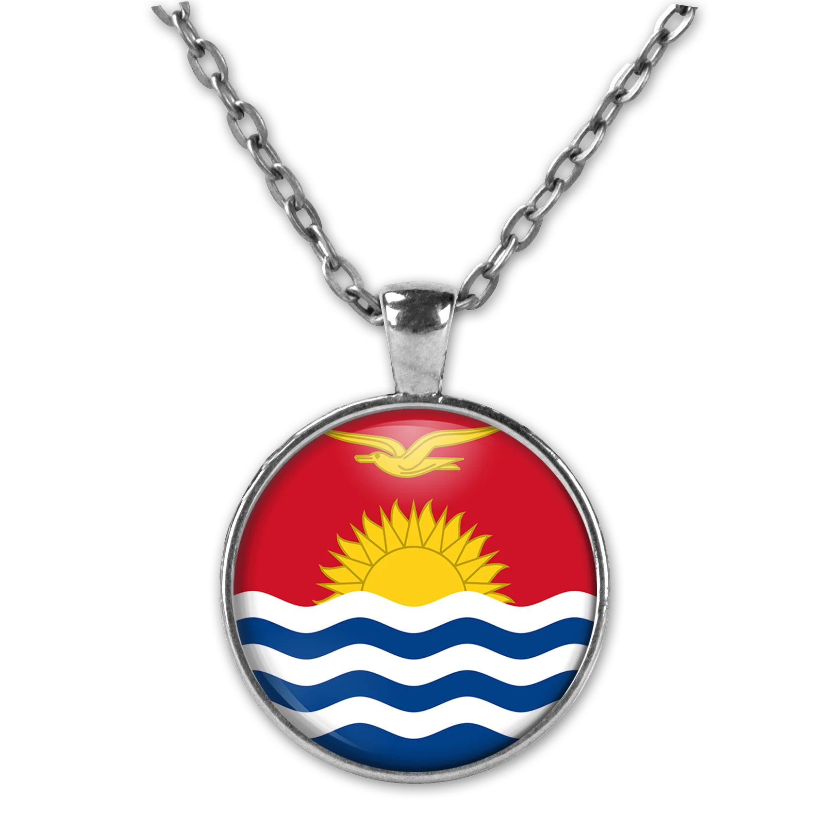 Kiribati персонализированные фото ожерелье женские ювелирные изделия с картинами s
