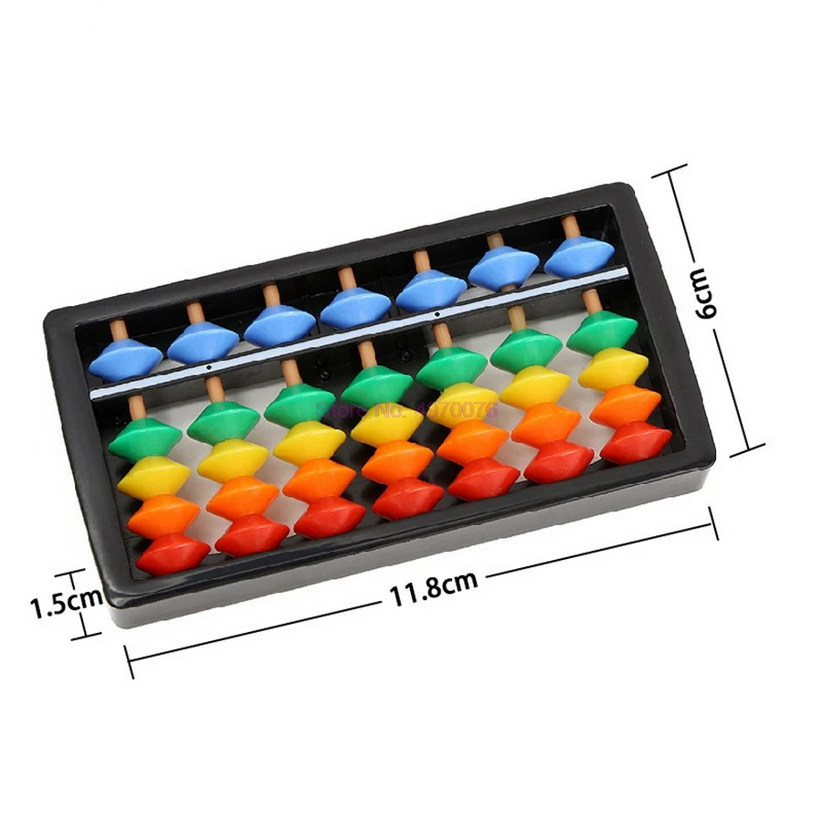 DHL 100 шт красочные Abacus арифметические математические вычисляющие инструменты