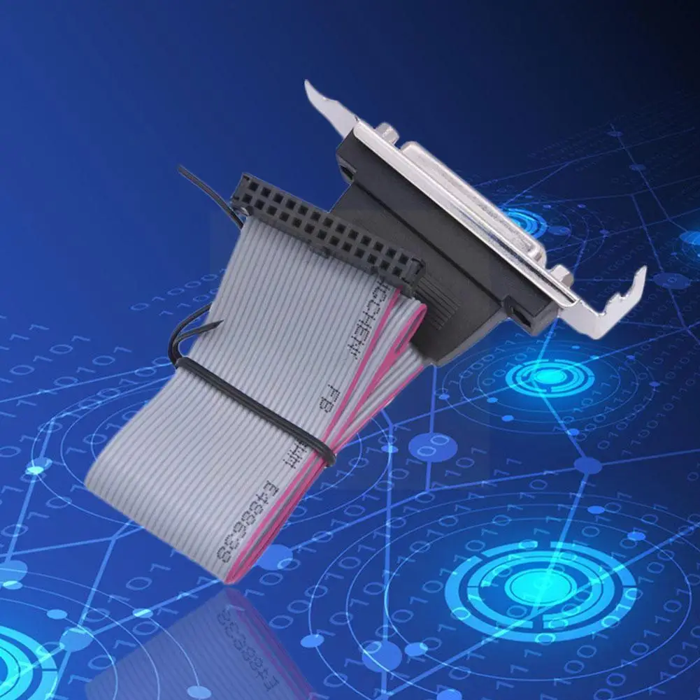 

25hole Parallel Port 9 Pin Serial Port Expansion Line 26 (db25 To Printer Motherboard Bezel Female Pin / Idc Interface Lpt B0m6