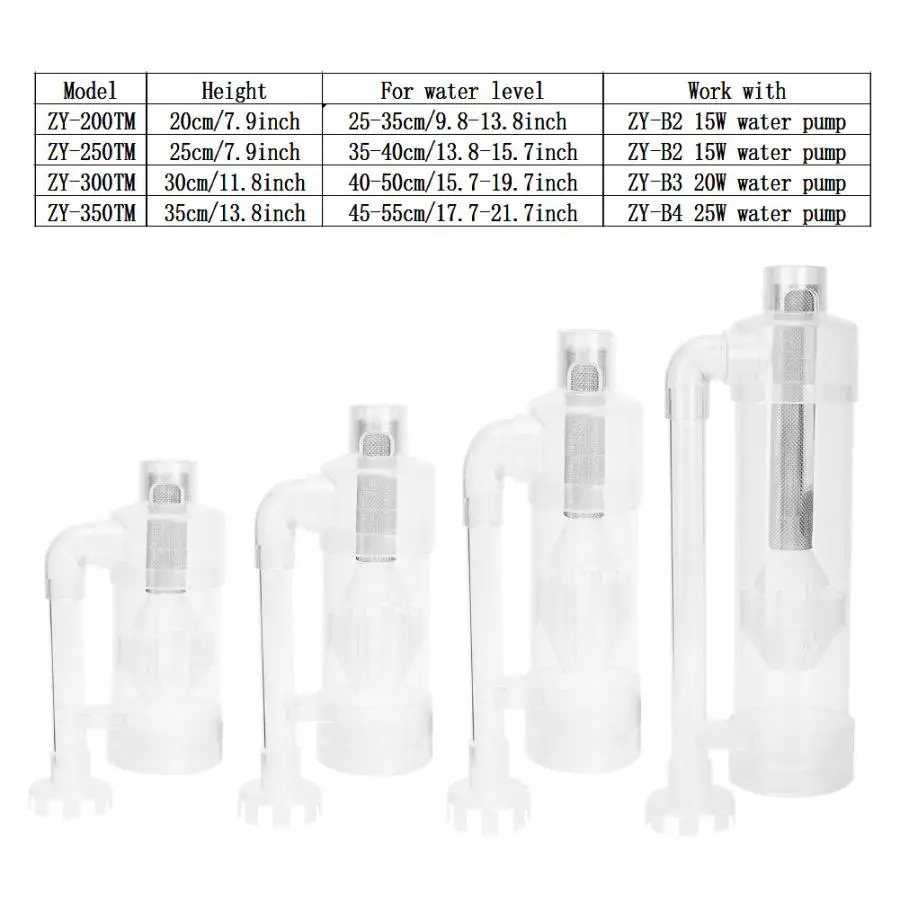 Инструмент для очистки аквариума прозрачный фильтр коллектор Фильтр отходов