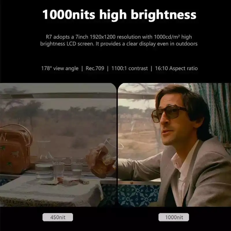 Монитор с 7-дюймовым сенсорным ЖК-дисплеем R7 4K для камеры | Электроника