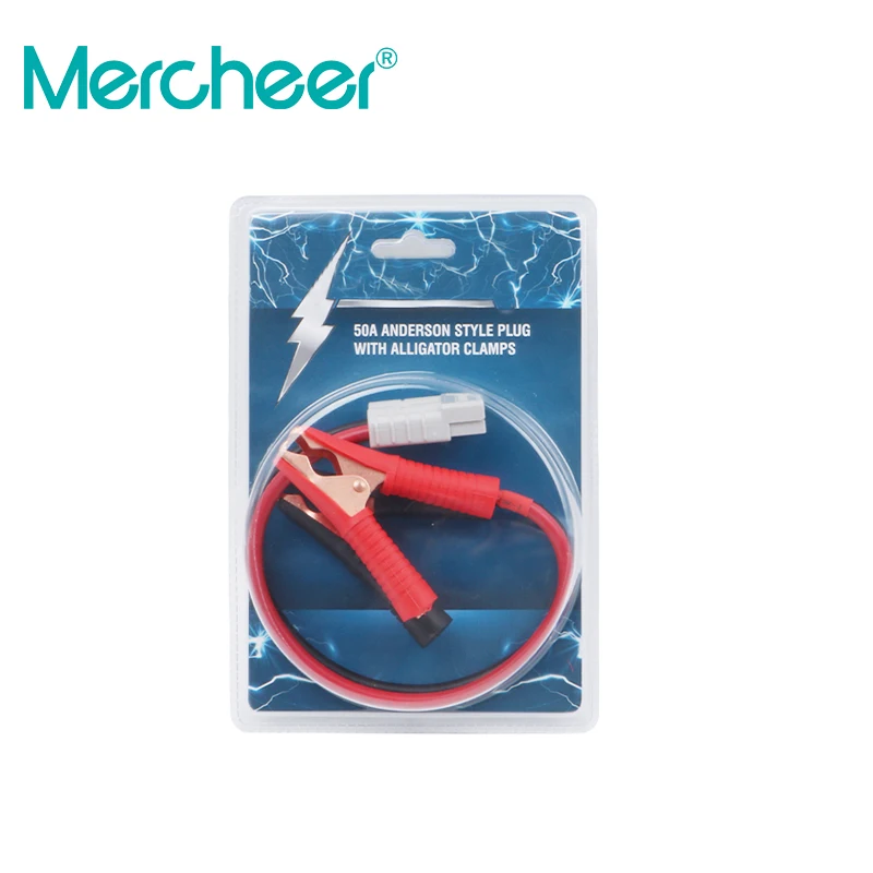 Individual Packing 50A 2 Pin Connector With Alligator Clip For Solar Panel and Solar Battery and Vehicle Accumulator