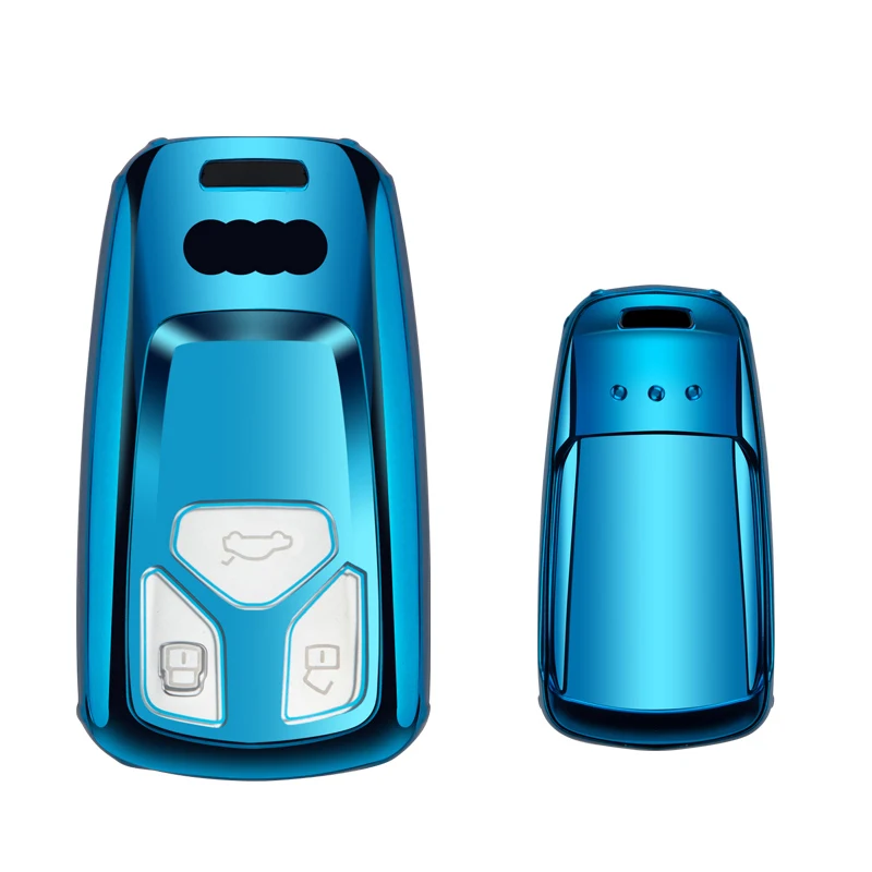 Новинка мягкий чехол для автомобильного ключа из ТПУ AUDI A4 B9 Q5 Q7 TT TTS 8S 2016 2017 2018 2019